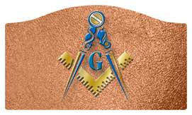 DASHELL-370-SH-CP Masonic Lodge Shimmer Copper